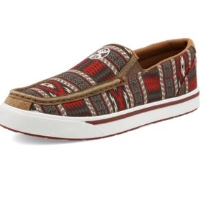 Men's 10.5 Hooey Twisted X Nomad Loper Slip On Loafer Southwest Indian Print